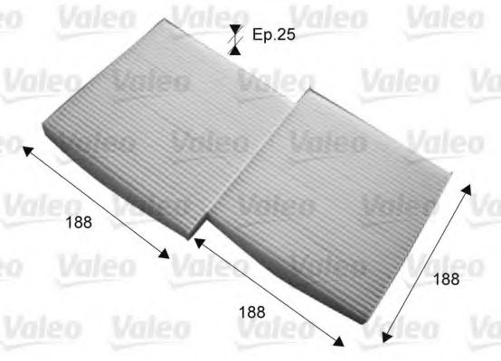 Filtru, aer habitaclu BMW X3 (F25) (2010 - 2016) VALEO 715714 piesa NOUA