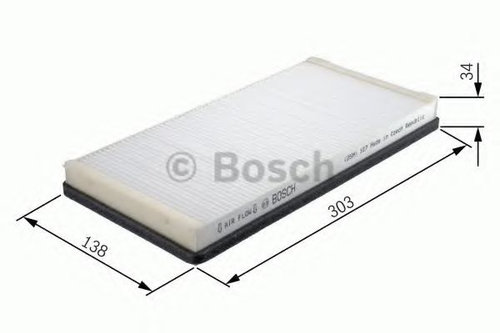 Filtru, aer habitaclu BMW X6 (F16, F86) (2014 - 2016) BOSCH 1 987 432 419 piesa NOUA