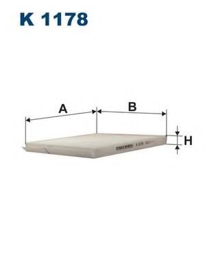 Filtru, aer habitaclu CHEVROLET AVEO Limuzina (T250, T255) (2005 - 2016) FILTRON K1178 piesa NOUA