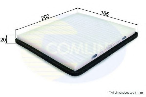 Filtru, aer habitaclu CHEVROLET SPARK (M300) (2009 - 2016) COMLINE EKF309 piesa NOUA