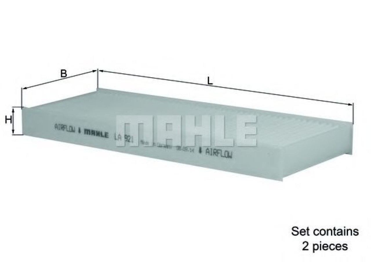 Filtru, aer habitaclu CITROEN C-ELYSEE (2012 - 2016) KNECHT LA 921/S piesa NOUA