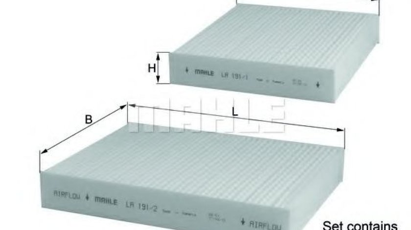 Filtru, aer habitaclu CITROEN C3 II (2009 - 2016) KNECHT LA 191/S piesa NOUA