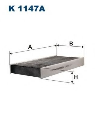 Filtru, aer habitaclu CITROEN C5 II (RC) (2004 - 2016) FILTRON K1147A piesa NOUA