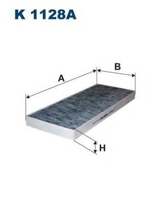 Filtru, aer habitaclu CITROEN C8 (EA, EB) (2002 - 2016) FILTRON K1128A piesa NOUA