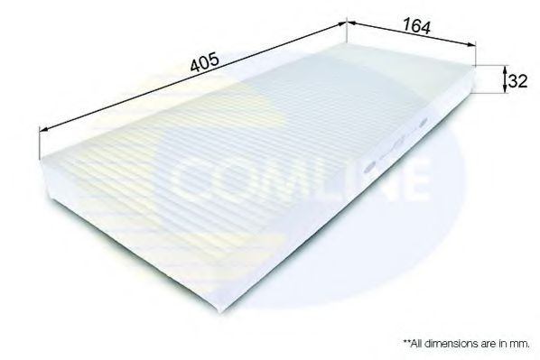 Filtru, aer habitaclu CITROEN C8 (EA, EB) (2002 - 2016) COMLINE EKF251 piesa NOUA