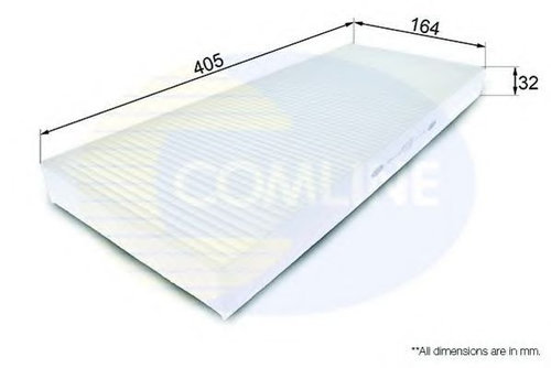 Filtru, aer habitaclu CITROEN C8 (EA, EB) (2002 - 2016) COMLINE EKF251 piesa NOUA