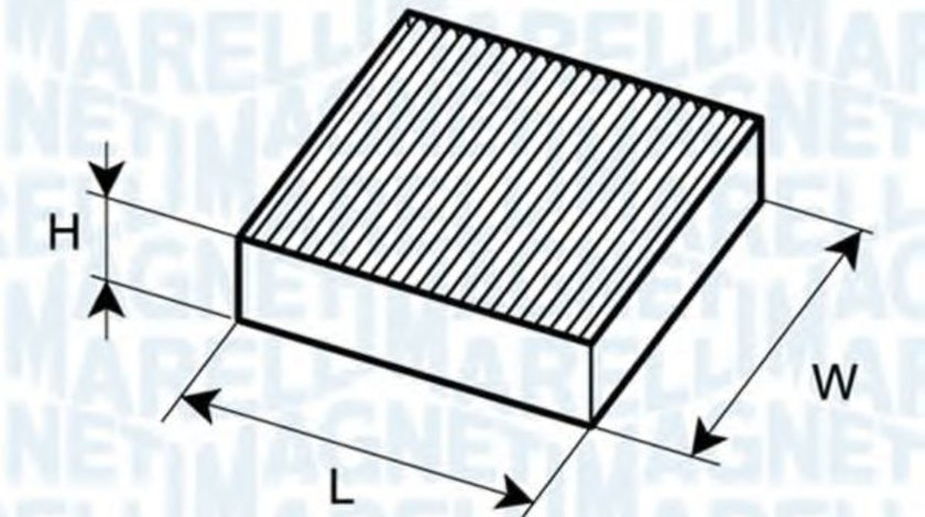 Filtru, aer habitaclu CITROEN NEMO caroserie (AA) (2008 - 2016) MAGNETI MARELLI 350203065010 piesa NOUA