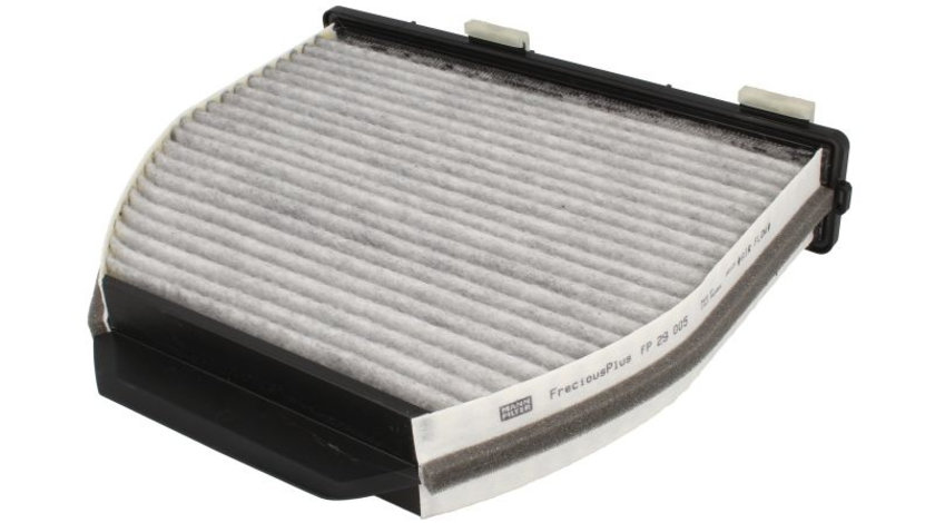 Filtru aer habitaclu cu carbon activ si polifenol Mercedes Clasa AMG GT (C190), AMG GT (R190), C (C204), C T-MODEL (S204), C (W202), C (W204), CLS (C218), CLS SHOOTING BRAKE (X218) 1.6-6.2 dupa 1993
