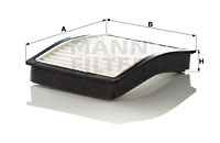 Filtru, aer habitaclu (CU10062 MANN-FILTER) BMW
