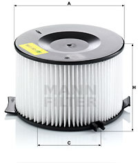 Filtru, aer habitaclu (CU1738 MANN-FILTER) VW