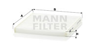 Filtru, aer habitaclu (CU2027 MANN-FILTER) SUZUKI