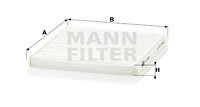 Filtru, aer habitaclu (CU2027 MANN-FILTER) SUZUKI
