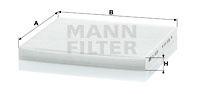 Filtru, aer habitaclu (CU2035 MANN-FILTER) TOYOTA