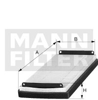 Filtru, aer habitaclu (CU2038 MANN-FILTER)