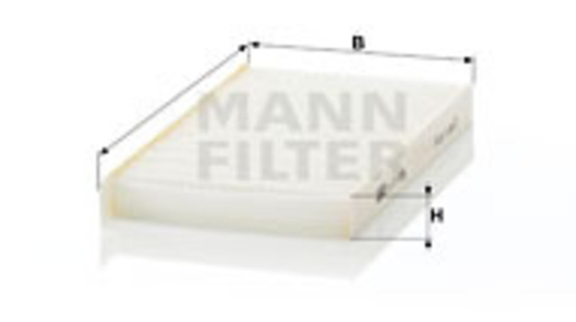 Filtru, aer habitaclu (CU210052 MANN-FILTER) HYUNDAI