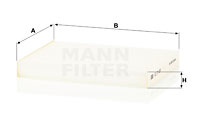 Filtru, aer habitaclu (CU21009 MANN-FILTER) KIA