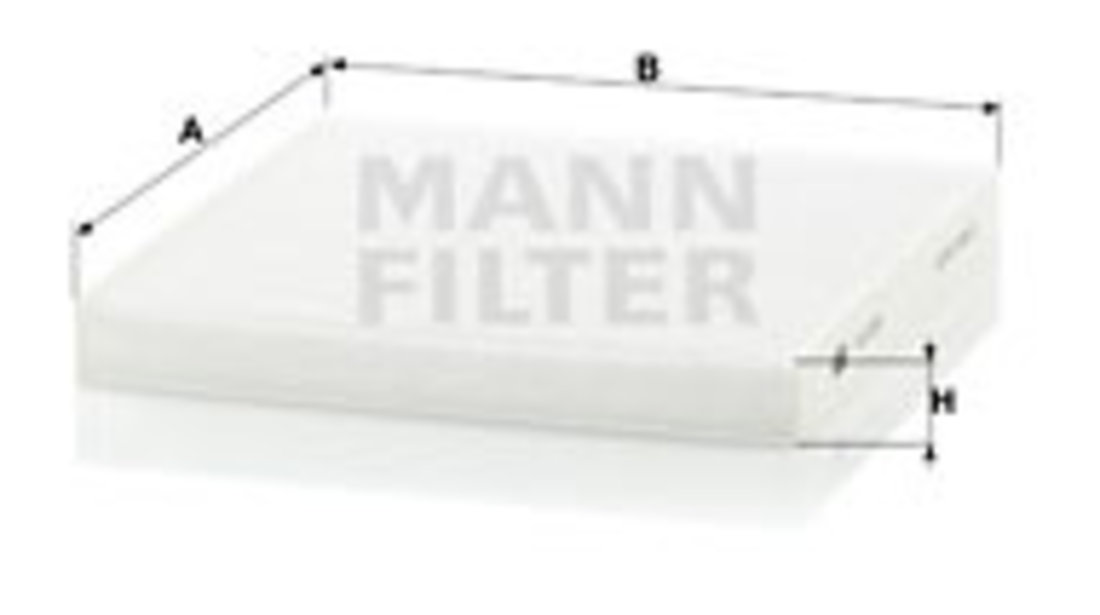 Filtru, aer habitaclu (CU2132 MANN-FILTER) SMART