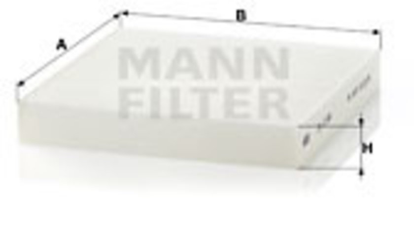 Filtru, aer habitaclu (CU2149 MANN-FILTER) RENAULT