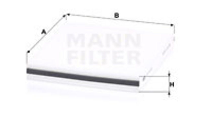 Filtru, aer habitaclu (CU22003 MANN-FILTER) INFINITI,NISSAN,SUBARU