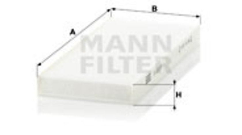 Filtru, aer habitaclu (CU22162 MANN-FILTER) HOLDEN,ISUZU,OPEL,VAUXHALL