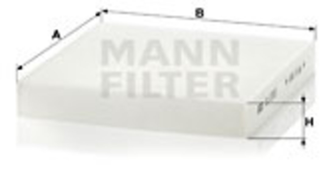 Filtru, aer habitaclu (CU2253 MANN-FILTER) HONDA,MG,ROVER