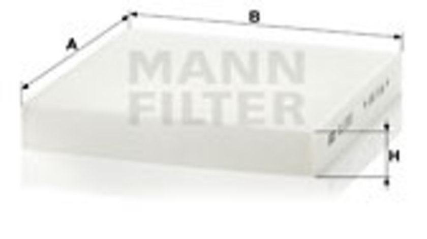 Filtru, aer habitaclu (CU2253 MANN-FILTER) HONDA,MG,ROVER