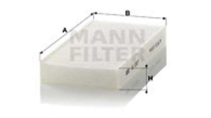 Filtru, aer habitaclu (CU23272 MANN-FILTER) HONDA