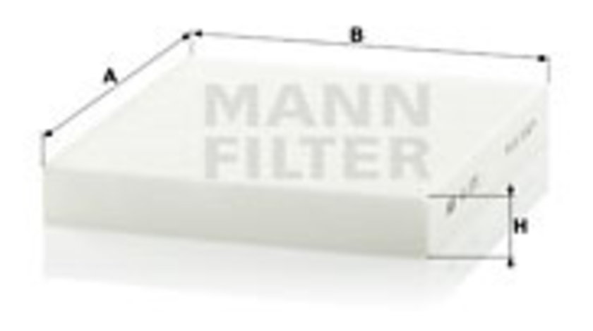 Filtru, aer habitaclu (CU2351 MANN-FILTER) HONDA,ROVER