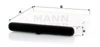 Filtru, aer habitaclu (CU24009 MANN-FILTER) MAZDA