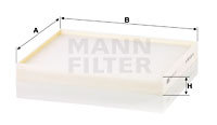 Filtru, aer habitaclu (CU24017 MANN-FILTER) KIA,TOYOTA