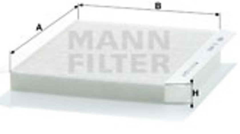 Filtru, aer habitaclu (CU2422 MANN-FILTER) CHRYSLER,FIAT,LANCIA