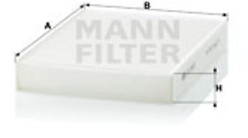 Filtru, aer habitaclu (CU2433 MANN-FILTER) FORD,FORD ASIA / OCEANIA,FORD AUSTRALIA,FORD USA