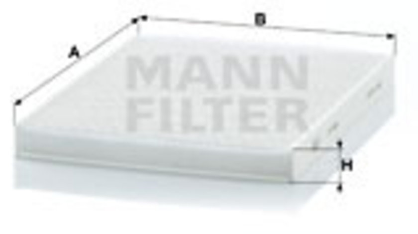 Filtru, aer habitaclu (CU2436 MANN-FILTER) FORD,FORD ASIA / OCEANIA,FORD AUSTRALIA,FORD USA,TOYOTA