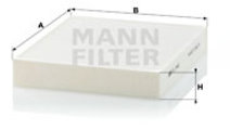 Filtru, aer habitaclu (CU2442 MANN-FILTER) BUICK,C...