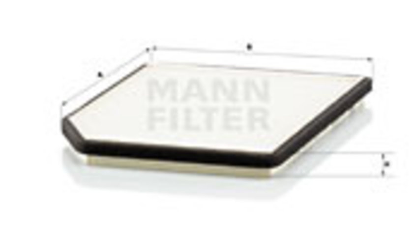 Filtru, aer habitaclu (CU2525 MANN-FILTER) RENAULT