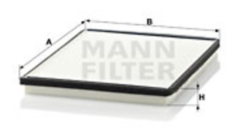 Filtru, aer habitaclu (CU2530 MANN-FILTER) FORD,FORD AUSTRALIA,NISSAN