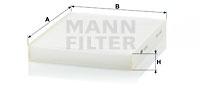 Filtru, aer habitaclu (CU26001 MANN-FILTER) HYUNDAI