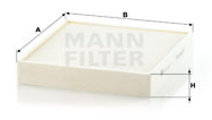 Filtru, aer habitaclu (CU26010 MANN-FILTER) AUDI,M...