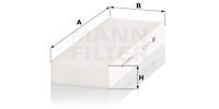 Filtru, aer habitaclu (CU260252 MANN-FILTER) Citroen,DS,OPEL,PEUGEOT,VAUXHALL