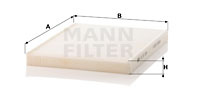 Filtru, aer habitaclu (CU27004 MANN-FILTER) RENAULT TRUCKS