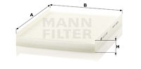 Filtru, aer habitaclu (CU27007 MANN-FILTER) HYUNDAI