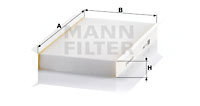 Filtru, aer habitaclu (CU2747 MANN-FILTER) LAND ROVER