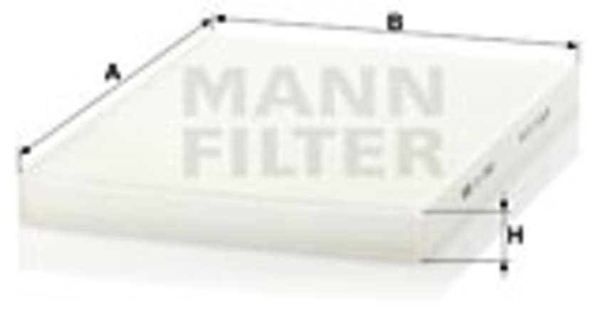 Filtru, aer habitaclu (CU2882 MANN-FILTER) AUDI,SEAT,SKODA,VW,VW (FAW)