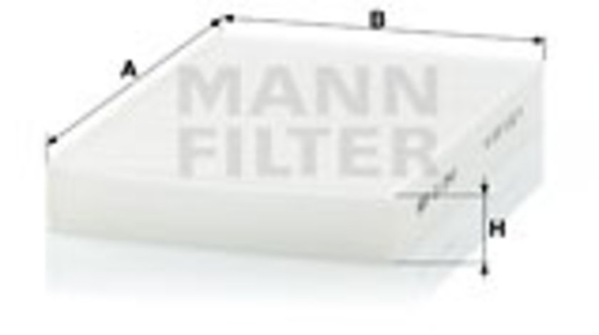 Filtru, aer habitaclu (CU2945 MANN-FILTER) NISSAN,RENAULT