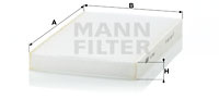 Filtru, aer habitaclu (CU2952 MANN-FILTER) IRISBUS,IVECO