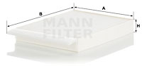 Filtru, aer habitaclu (CU30012 MANN-FILTER) MERCEDES-BENZ