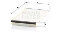 Filtru, aer habitaclu (CU3020 MANN-FILTER) FIAT