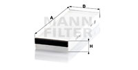 Filtru, aer habitaclu (CU30232 MANN-FILTER) AUDI,VW