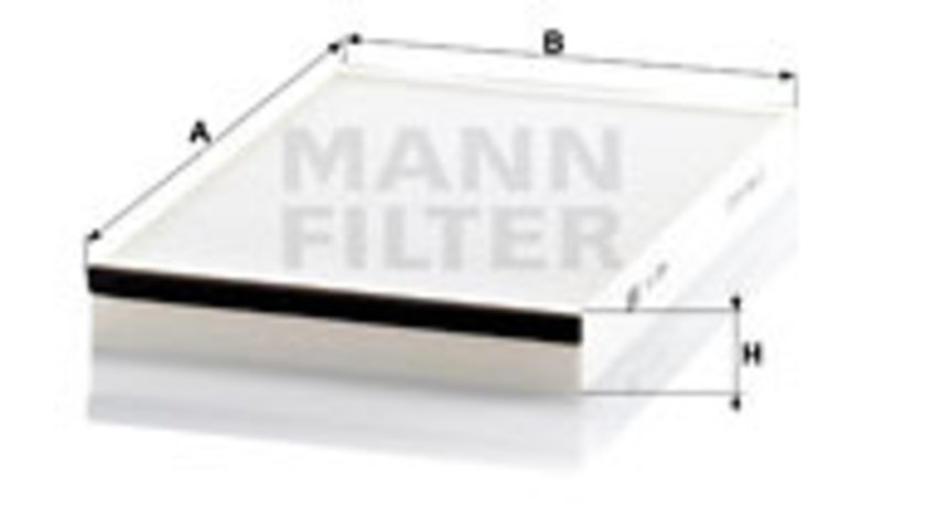 Filtru, aer habitaclu (CU3054 MANN-FILTER) CHEVROLET,HOLDEN,OPEL,VAUXHALL