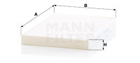 Filtru, aer habitaclu (CU31003 MANN-FILTER) AUDI,HAVAL,SUBARU